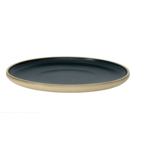 Plate flat LAGOON bicolor dark ?26cm -