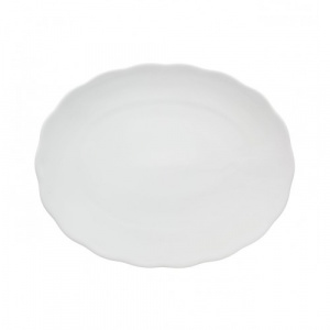 Блюдо овал. 33х27см - Braganca White