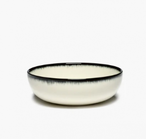 Тарелка высокая D13 CM H 4,2см OFF-WHITE/BLACK VAR A - Dé