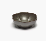 Салатник 11см, h=4см,Ribbed GREEN Inku