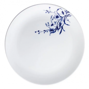 Тарелка мелкая купе 27см белая, Purio Blue Botanicals