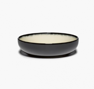 Тарелка высокая D15,5 CM H 4,2см OFF-WHITE/BLACK VAR D - Dé