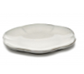 Тарелка мелкая 9см, h=1,3см,Ribbed WHITE