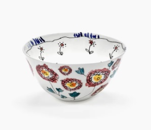 Салатник 18см H=9.5см L ANEMONE MILK MF