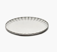 Тарелка мелкая 15см h=1,7cm WHITE- Inku