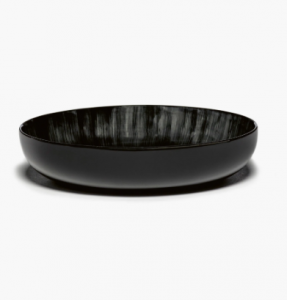Тарелка высокая D18,5 CM H 4,2см OFF-WHITE/BLACK VAR C - Dé