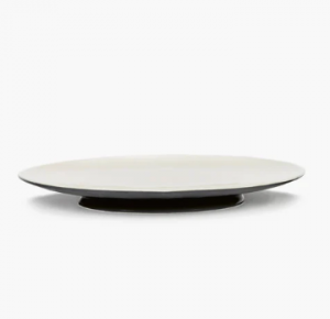 Тарелка мелкая 24см BLACK/OFF-WHITE RA