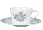 Блюдце 15см Retro Rose, зеленое