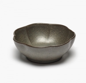 Салатник 13см, h=5см,Ribbed GREEN Inku