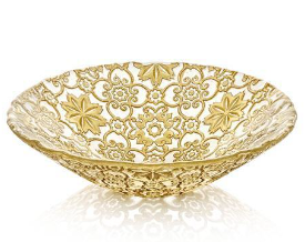 Салатник 25см GOLD LEAF DECORATION - ARABESQUE