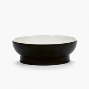 Салатник D28см BLACK/OFF-WHITE RA