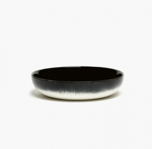 Тарелка высокая D18,5 CM H 4,2см OFF-WHITE/BLACK VAR B - Dé