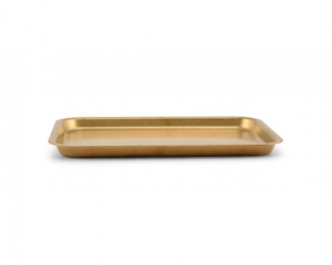 Блюдо прямоуг. 22x16xH1,5см antique gold Serve