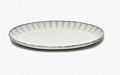 Блюдо овальное 25x17.5см H=1.7см WHITE Inku