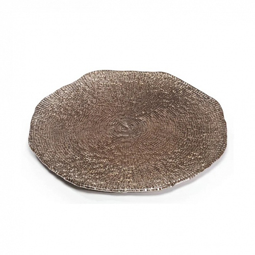 Блюдо 34см Diamante hazelnut