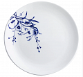 Тарелка мелкая купе 21см Purio Blue Botanicals 