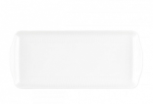 Блюдо 35*15,5см AMINA white uni 