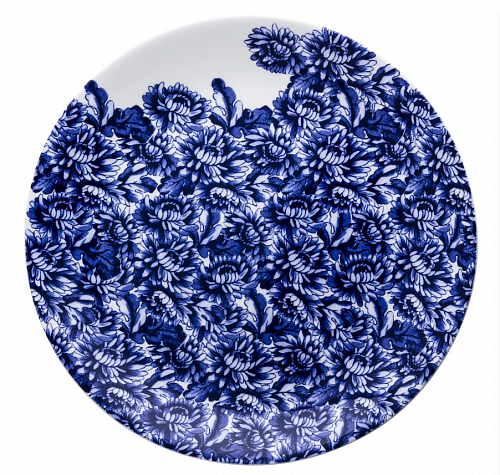  Тарелка мелкая купе 31см Purio Blue Botanicals 
